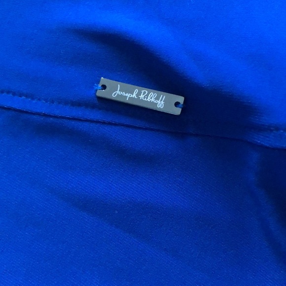 Joseph Ribkoff Blue Tierred dress - Picture 3 of 3